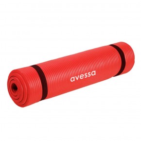 Avessa 15 mm Pilates Minderi Yoga Mat Kırmızı