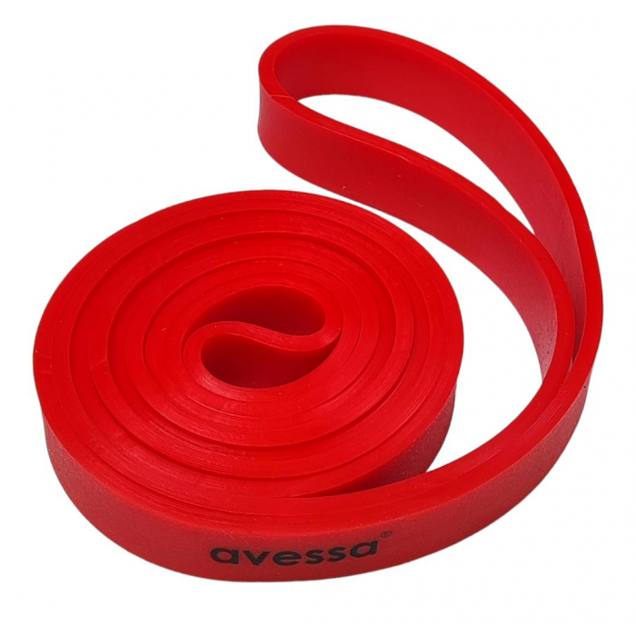 Avessa Blpb-22 Latex Güç Bandı Kırmızı 22mm Avessa Blpb-22 Latex Güç Bandı Kırmızı 22mm