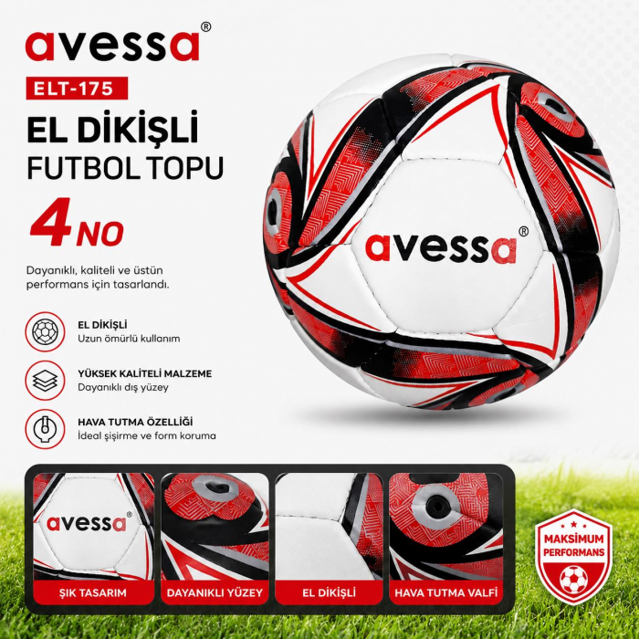 Avessa Elt-174 El Dikişli Futbol Topu No4 Avessa Elt-174 El Dikişli Futbol Topu No4