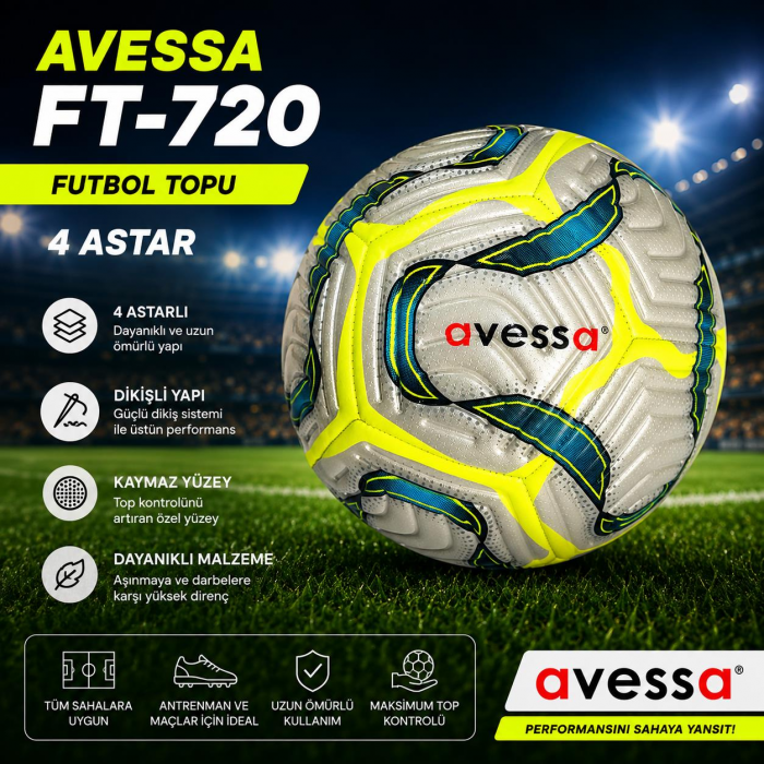 Avessa Ft-720 Futbol Topu 4 Astar Avessa Ft-720 Futbol Topu 4 Astar