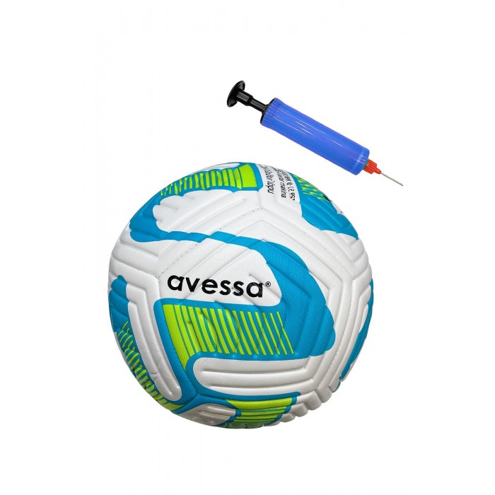 Avessa FT900-110M Futbol Topu Açık Mavi 4 Astar Pompalı Avessa FT900-110M Futbol Topu Açık Mavi 4 Astar Pompalı
