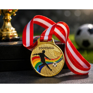 Avessa Mad-Fut-1 Futbol Figürlü Madalya 6.5 Cm 