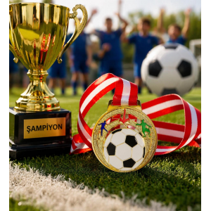 Avessa Mad-Fut-2 Futbol Figürlü Madalya 6.5 Cm 