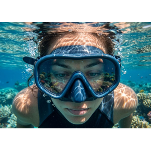 Avessa Ms-60 Tempered Cam Yüzücü Maskesi