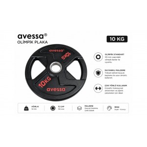 Avessa Op-10Kg Olimpik Plaka 10 Kg