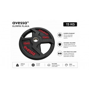 Avessa Op-15Kg Olimpik Plaka 15 Kg