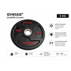 Avessa Op-5Kg Olimpik Plaka 5Kg