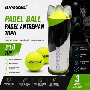Avessa Padel-Ball Padel Antrenman Topu 3lü