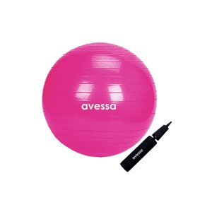 Avessa Pilates Topu 55 cm Pembe Pompalı