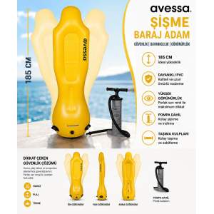 Avessa TK-CQR-01 Şişme Baraj Adam 185 Cm