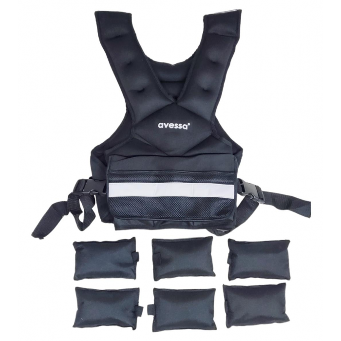 Avessa Wv-5 kg Ağırlık Yeleği Siyah