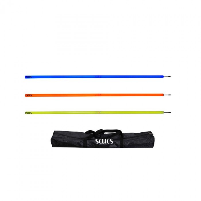 Scucs 1165 Slalom Çubuğu Çivili 32mm Çantalı Set 6lı Scucs 1165 Slalom Çubuğu Çivili 32mm Çantalı Set 6lı