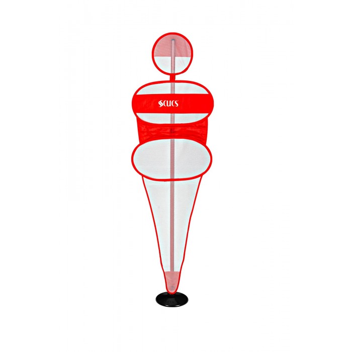 Scucs 1319 Fileli Plastik Çubuklu Baraj Adam Takozlu Kırmızı