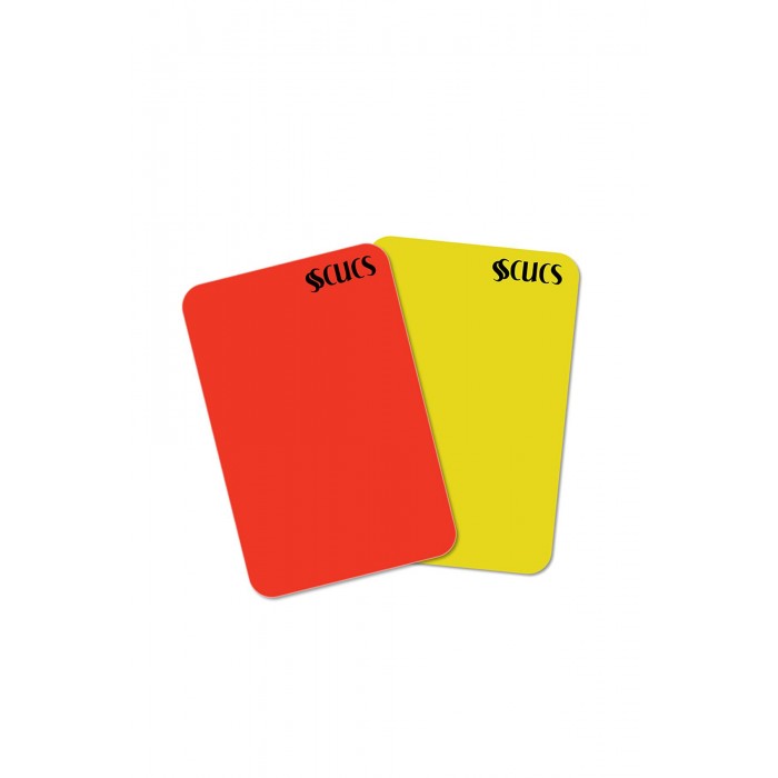Scucs 1380 Hakem Kartı Takım Sarı-Kırmızı