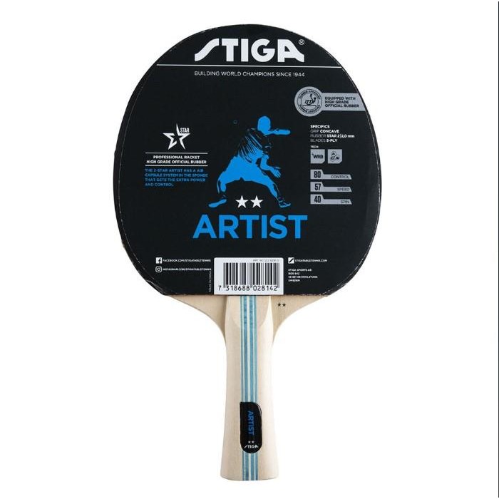 Stiga Bat Artıst-2 Star Masa Tenisi Raketi 1212-6218-01 Stiga Bat Artıst-2 Star Masa Tenisi Raketi 1212-6218-01